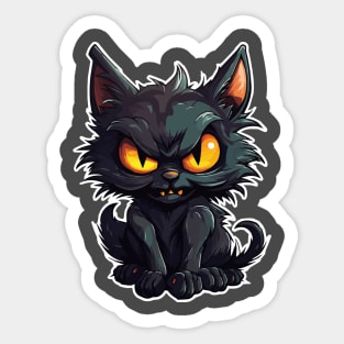 Baby Black Cat Sticker